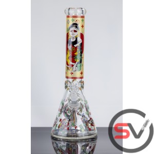 420 GIRL EATING CHIPS GLASS BEAKER 14inch